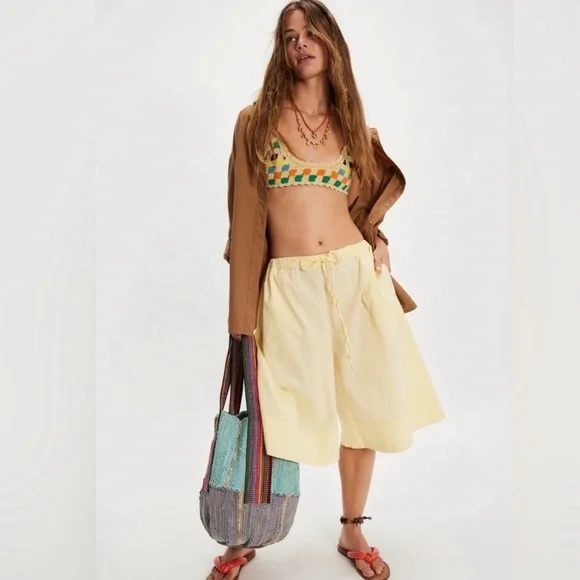 Free People Menorca slouchy Capris - Picture 1 of 6